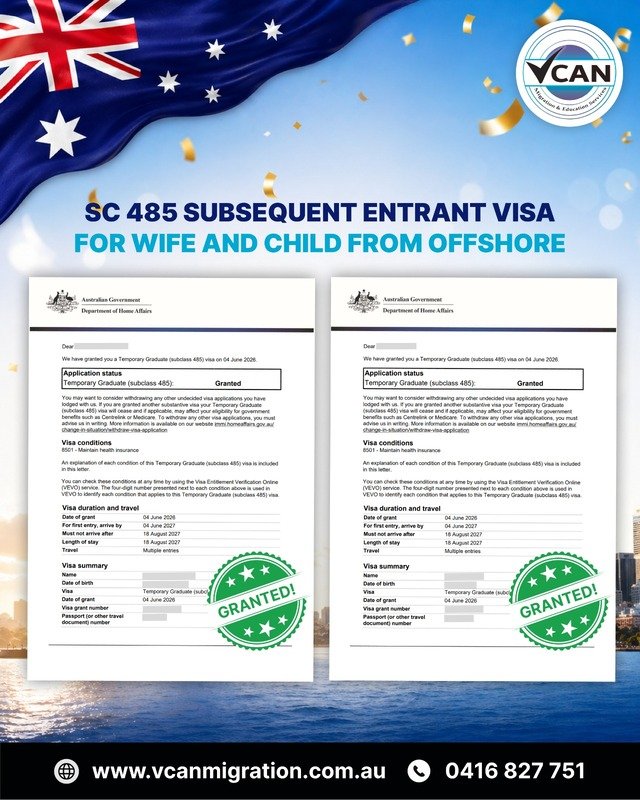 Visa grant success story