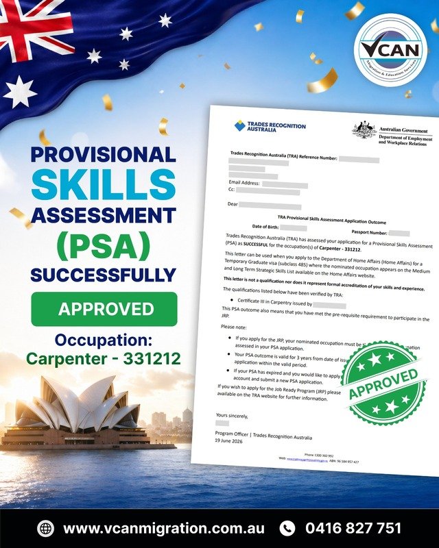 Visa grant success story